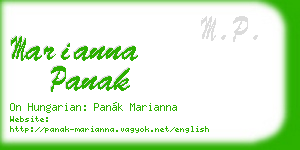 marianna panak business card